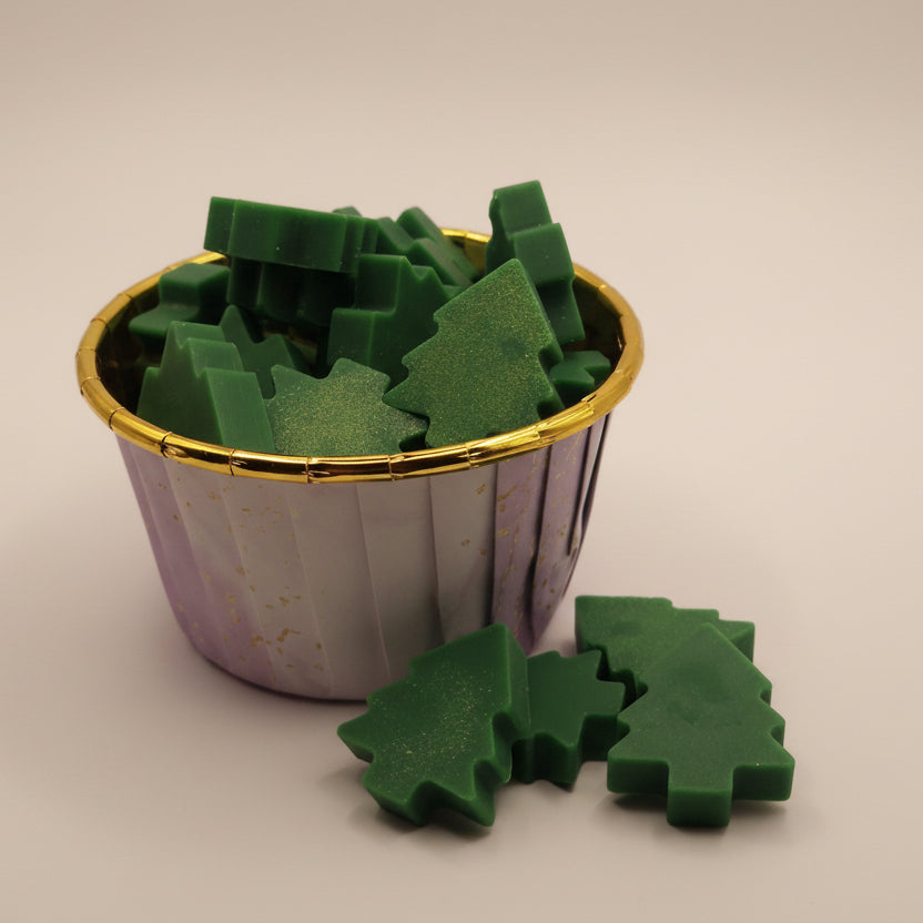 Handgemaakte sinaasappel wax melts in citrusvorm – frisse, fruitige geur voor een zonnige geurbeleving.